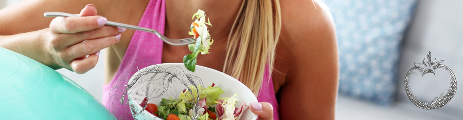 abnehmen salat gemuese obst